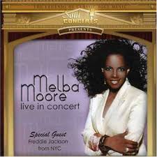 Album Cover for Live in Concert, by Melba Moore